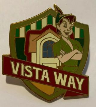 Disney Pin Peter Pan Vista Way 2017 Cast College Program Rare Housing