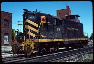 Rail Slide - Dts Detroit & Toledo Shore Line 49 Toledo Oh 7 - 10 - 1981
