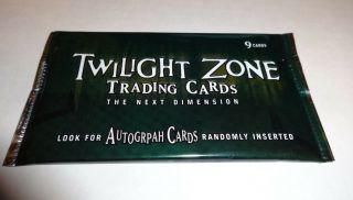 2000 Twilight Zone Next Dimension Trading Pack Fresh From Box