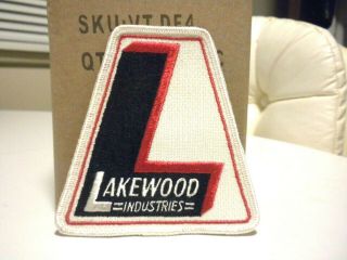 Vintage Lakewood Industries Sew On Patch 4 Inches Wide X 4 1/4 Inches Tall