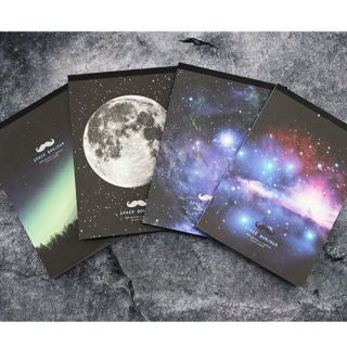 63sheets Space Milky Way Galaxy Aurora Letter Lined Writing Stationery Paper Pad