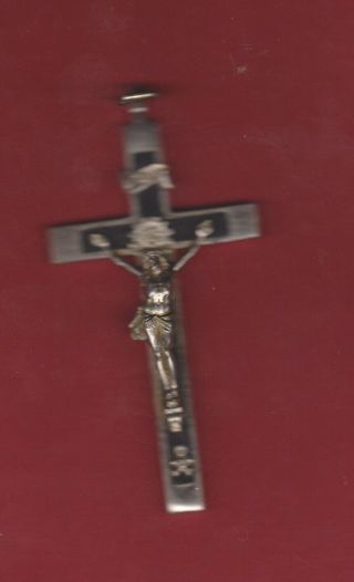 Antique Nuns Cross With Skull And Bones (2)