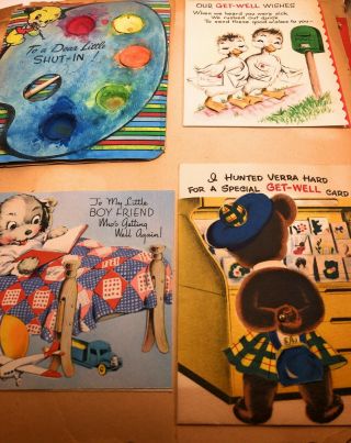 Scrapbook Of Vintage Cards Advent Calendars West Germany Valentines Christmas