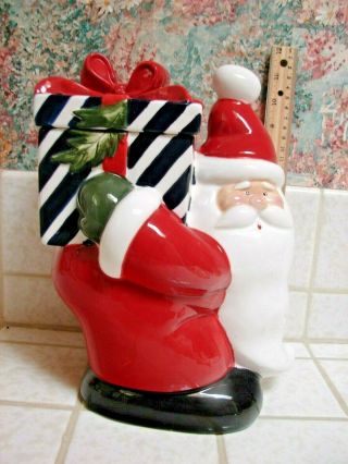 Large Ceramic Santa Claus Cookie Jar