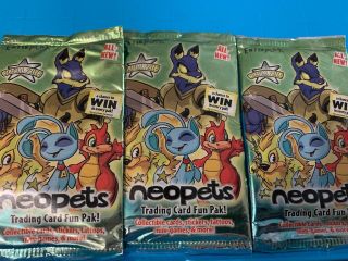 Redcamp_6 Private List 30 Booster Packs - Neopets Trading Card Fun Pak Nip