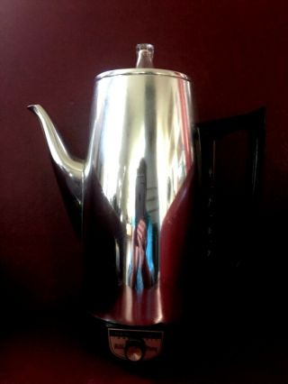 Vintage Ge 10 Cup Electric Percolator Coffee Pot