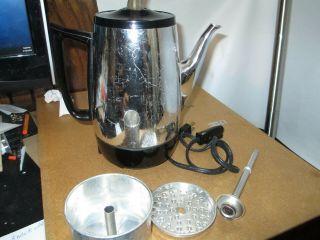 Vtg General Electric Percolator Coffee Maker 8 Cups