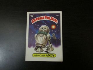 1985 Topps Garbage Pail Kids 1st Series Usa 13a Ashcan Andy Glossy Cc15