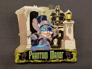 Rare Disneyland Paris - Stitch - Haunted Mansion Phantom Manor Le Disney Pin 3d