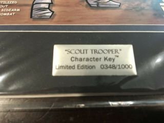 Star Wars ROTJ Character key Biker Scout Trooper 348/1000 Acme Archives Direct 2