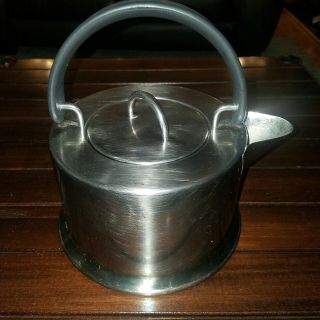 Bodum C.  Jorgensen Tea Kettle Pot Inox 18/1o Made In Italy Stainless Steel