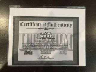 Star Wars Clone Character key Count Dooku 162/1250 Acme Archives Direct sideshow 3