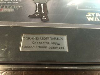 Star Wars Character key Grand Moff Tarkin 33/1250 Celebration IV Acme Archives 2