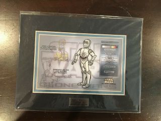 Star Wars Character Key C - 3po Starwars Shop 342/1000 Acme Archives Direct