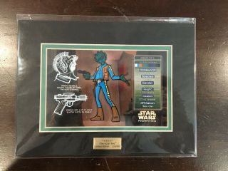 Star Wars Anh Character Key Greedo Gold 120/500 Celebration Acme Archives Direct