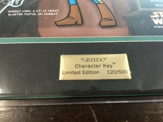 Star Wars ANH Character key Greedo Gold 120/500 Celebration Acme Archives Direct 2