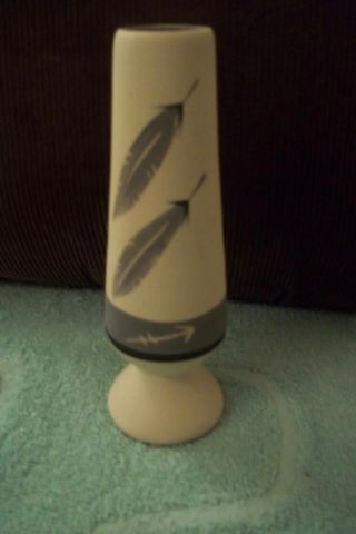 Indian Pottery Bud Vase By Grey Feather (1998)