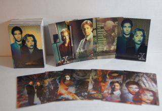 X - Files Series 1 (1995) Complete Base Card Set W/ All 10 Chase (i1 - I6 & X1 - X4)