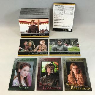 Game Of Thrones Season 2 Rittenhouse/2013 Complete Card Set Sophie Turner