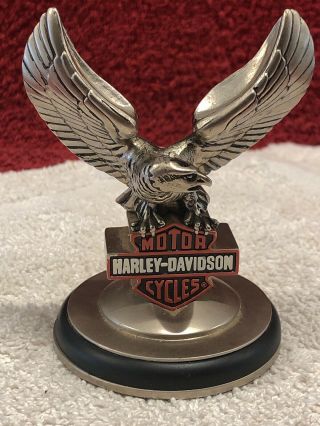 Harley Davidson Franklin Eagle Stand For Heritage Softail Pocket Watch 1998