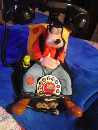 Vintage Disney Goofy Animated Telephone