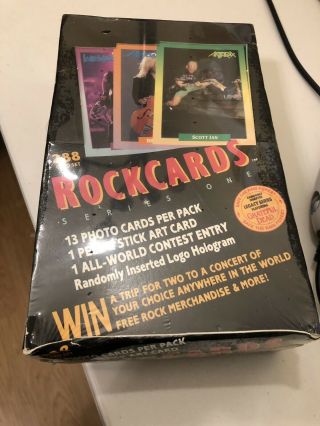 1991 Rock Cards Series One (box Factory In Shrink Wrap)