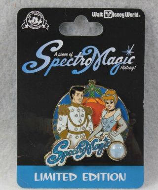 Disney Wdw Piece History Pin Spectro Magic Cinderella Prince Charming Le 2500