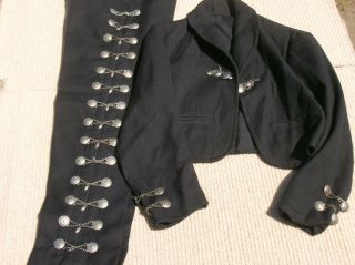 Mexican Small Charro Mariachi Vintage Fiesta Suit,  And Conchos