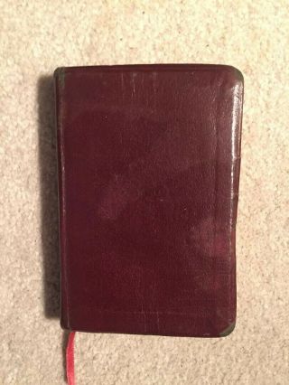 Pocket Size Edition Of The " Seventh Day Adventist " Official Church Hymnal.  1985