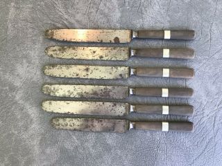 Set Of 6 Antique Knives By Lamson Goodnow & Co As Pictured