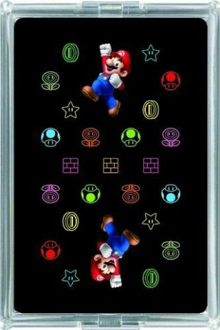 Nintendo NAP - 03 Mario Neon Playing Cards Mario Trump Japan 3