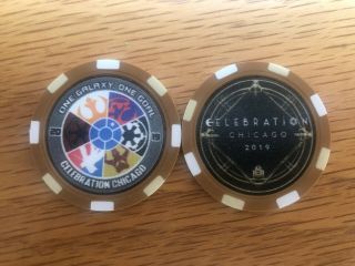 Star Wars Celebration Chicago Poker Chip 501st Bash Canto Bight Casino Coin Jedi