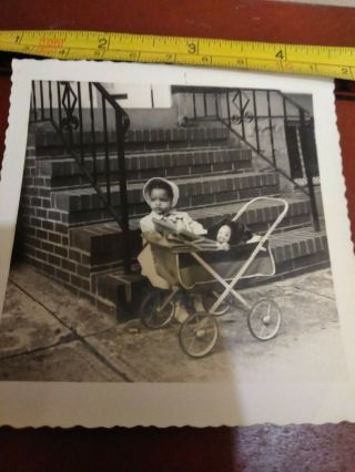 1953 Segregation African American Little Girl An A White Doll Baltimore Md