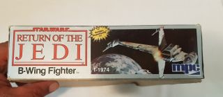 Vintage Star Wars Return of The Jedi B - Wing Fighter Complete NIB 1983 4