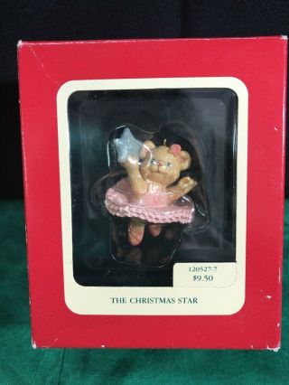 Vintage Carlton Cards Christmas Ornament 