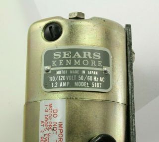 1.  2 Amp Sewing Machine/hobby Motor,  Sears Kenmore Motor 5187