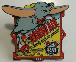 Wdw Pin Route 498 Dumbo Air Nobody Beats Our Peanuts Timothy 2005 Disney Le 500