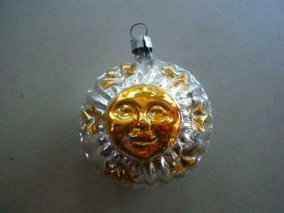 Vintage Christmas Ornament Sun Moon & Stars W.  Germany