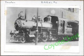 Vintage Real Photo Boston Revere Beach Lynn Railroad 11 Narrow Gauge Taunton