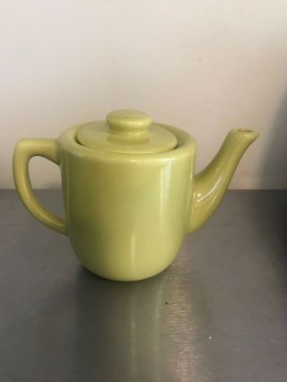 Vintage Bauer Pottery Plainware Chartreuse Tea Pot Teapot – Monterey Moderne ?