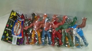 Mexican Wrestlers Toy Lucha Libre Luchadores En Mascarados Figures 12 Bag