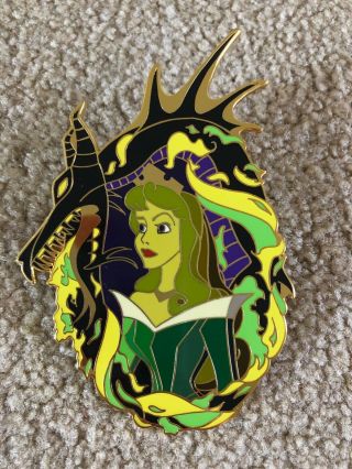 Disney Sleeping Beauty Aurora Maleficent Fantasy Large Pin