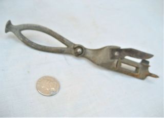 Old Iron Can Opener With Adjustable Blade " Pat 90 Ew " Circa 1890