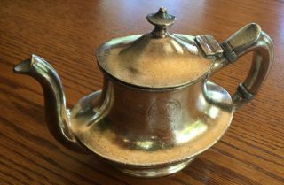 Denver & Rio Grande Western Rr Silver Soldered Teapot