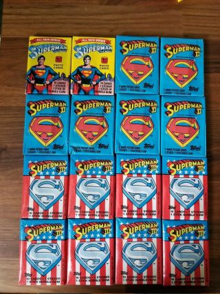 Movie Wax 50 Packs Superman Jaws ET Grease Roger Rabbit Rambo Tron Alien More 2
