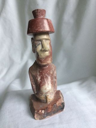 Easter Island Moai Figurine - Polished Carved Stone