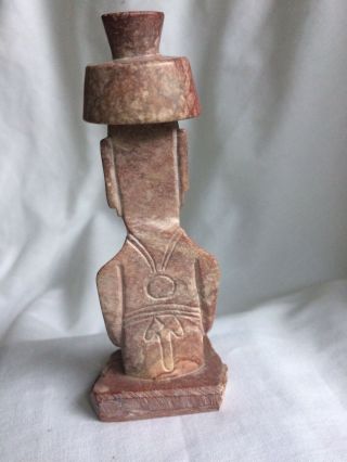 Easter Island Moai Figurine - Polished Carved Stone 3