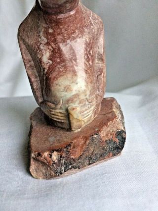 Easter Island Moai Figurine - Polished Carved Stone 6