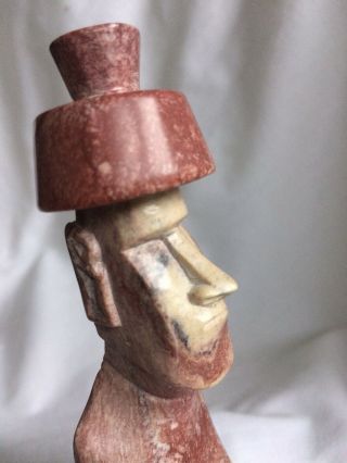 Easter Island Moai Figurine - Polished Carved Stone 7