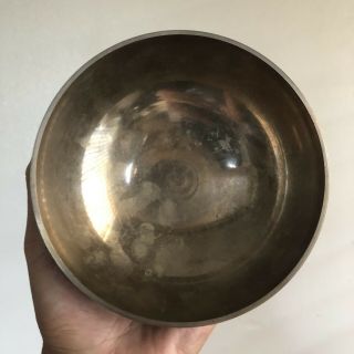 Fine Old Tibetan Korean Japanese Brass Singing Song Bowl Art RING 2 of 2 5